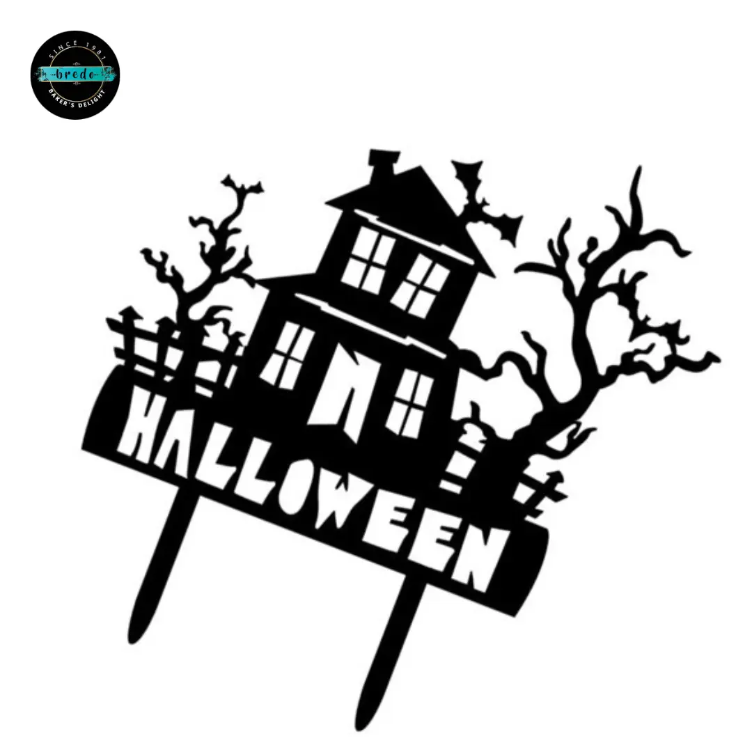Haunted House Halloween topper