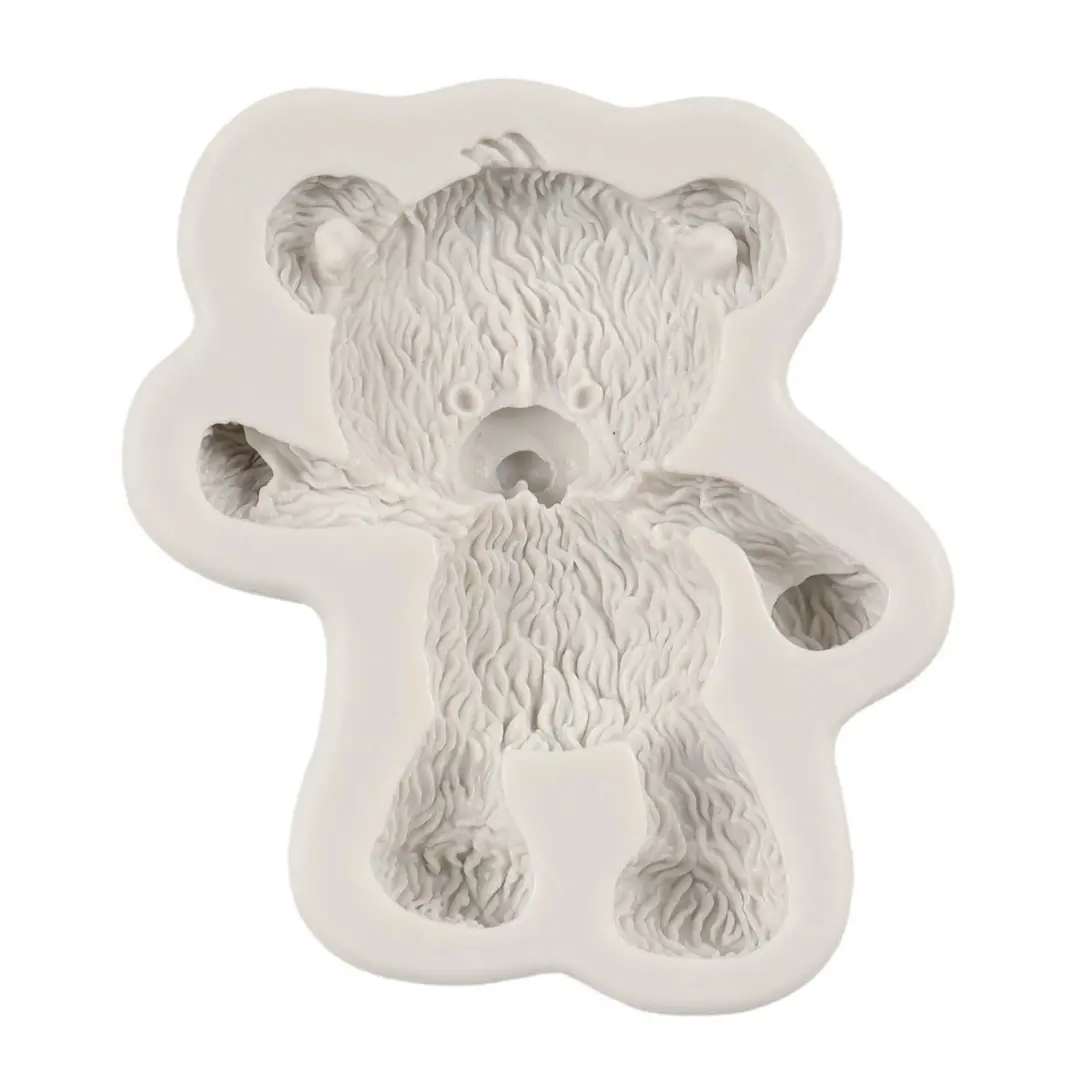 Teddy Mould Silicone Fondant Molds Candy Chocolate Mold for Teddy L, Style C