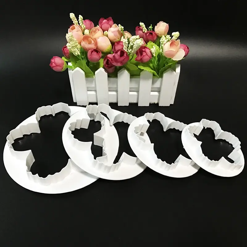 4Pcs Bigger Peony Petals Flower Cutter set