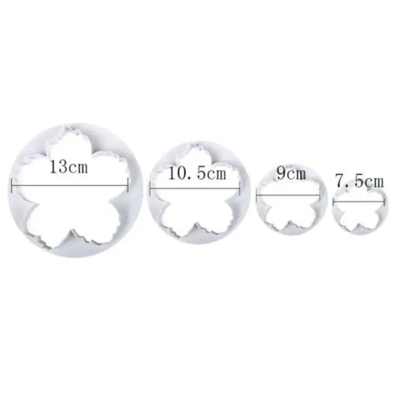 4Pcs Bigger Peony Petals Flower Cutter set