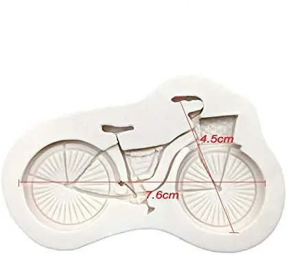 Bicycle Cycle with basket silicone mould
