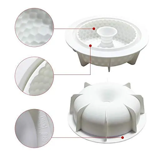 Cake Decor 3D Round Bubble Donut Shape Cake Molds Entremet Cake Mould Mousse Mould entremet mould