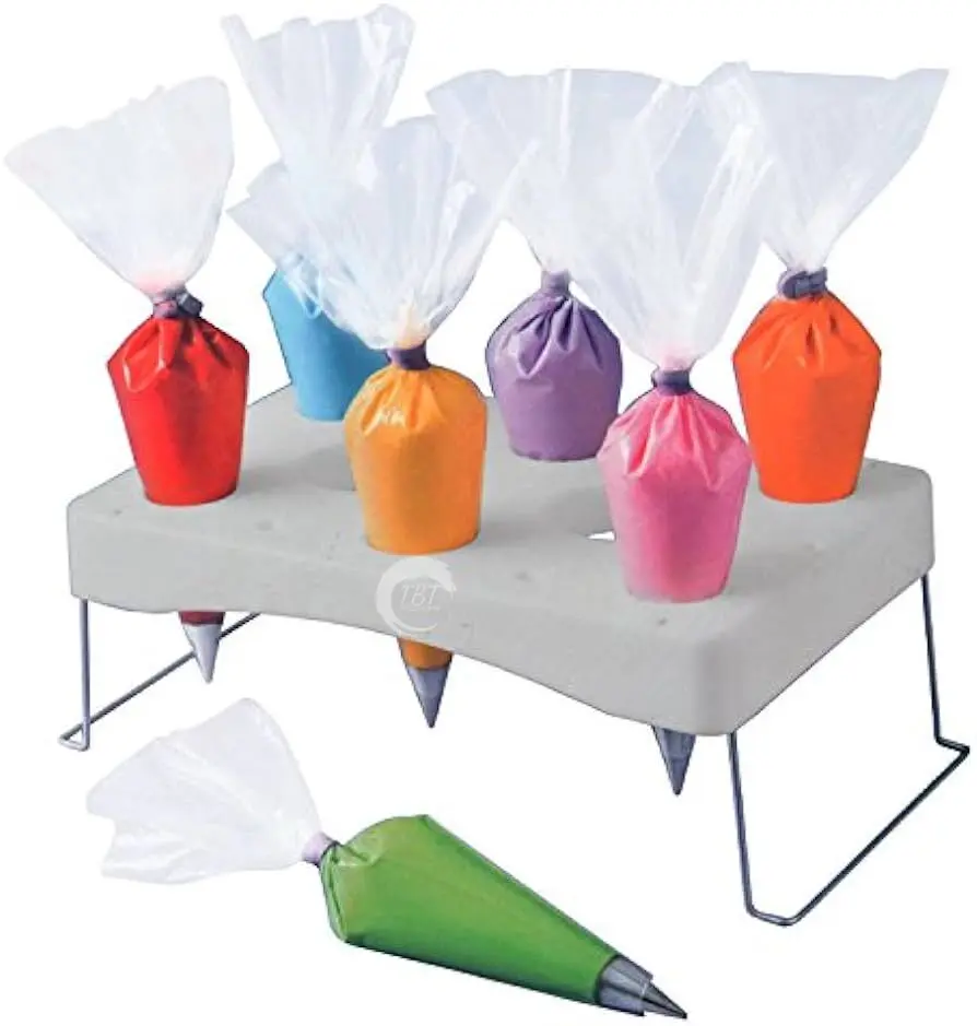 Piping Bag Holder and Cake Tip Organizer Stand