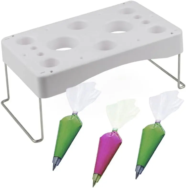 Piping Bag Holder and Cake Tip Organizer Stand