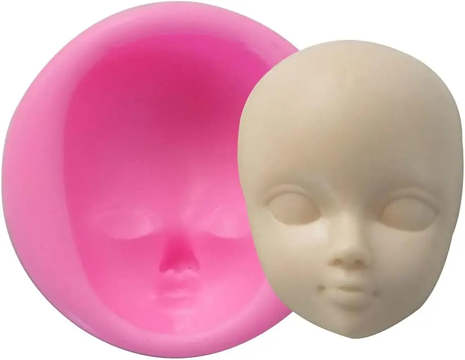 3D Baby Face Silicone Mould for Fondant & Chocolate Making