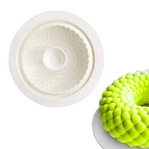 Cake Decor 3D Round Bubble Donut Shape Cake Molds Entremet Cake Mould Mousse Mould entremet mould