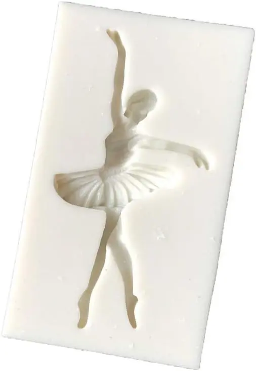 Cute Small Ballerina in Motion DIY 3D Silicone Mould