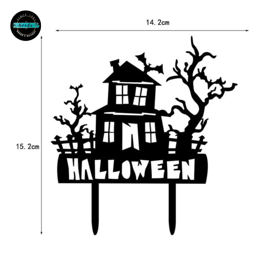 Haunted House Halloween topper