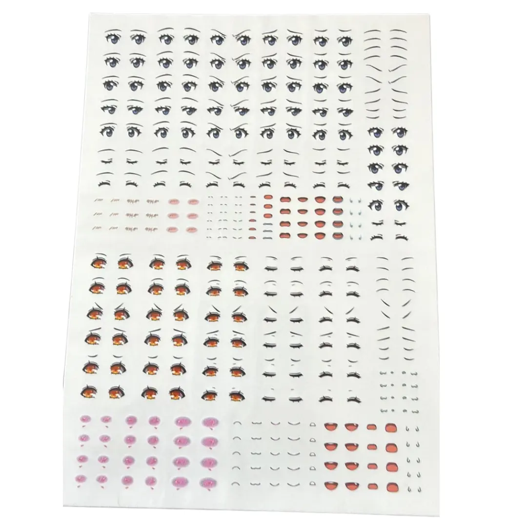 3D Eyes Stickers for Face Moulds | Self-Adhesive Doll Eyes Decals for Fondant, Clay & DIY Crafts