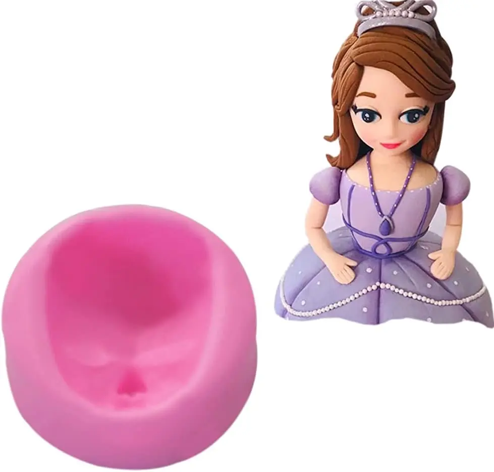 3D Baby Face Silicone Mould for Fondant & Chocolate Making