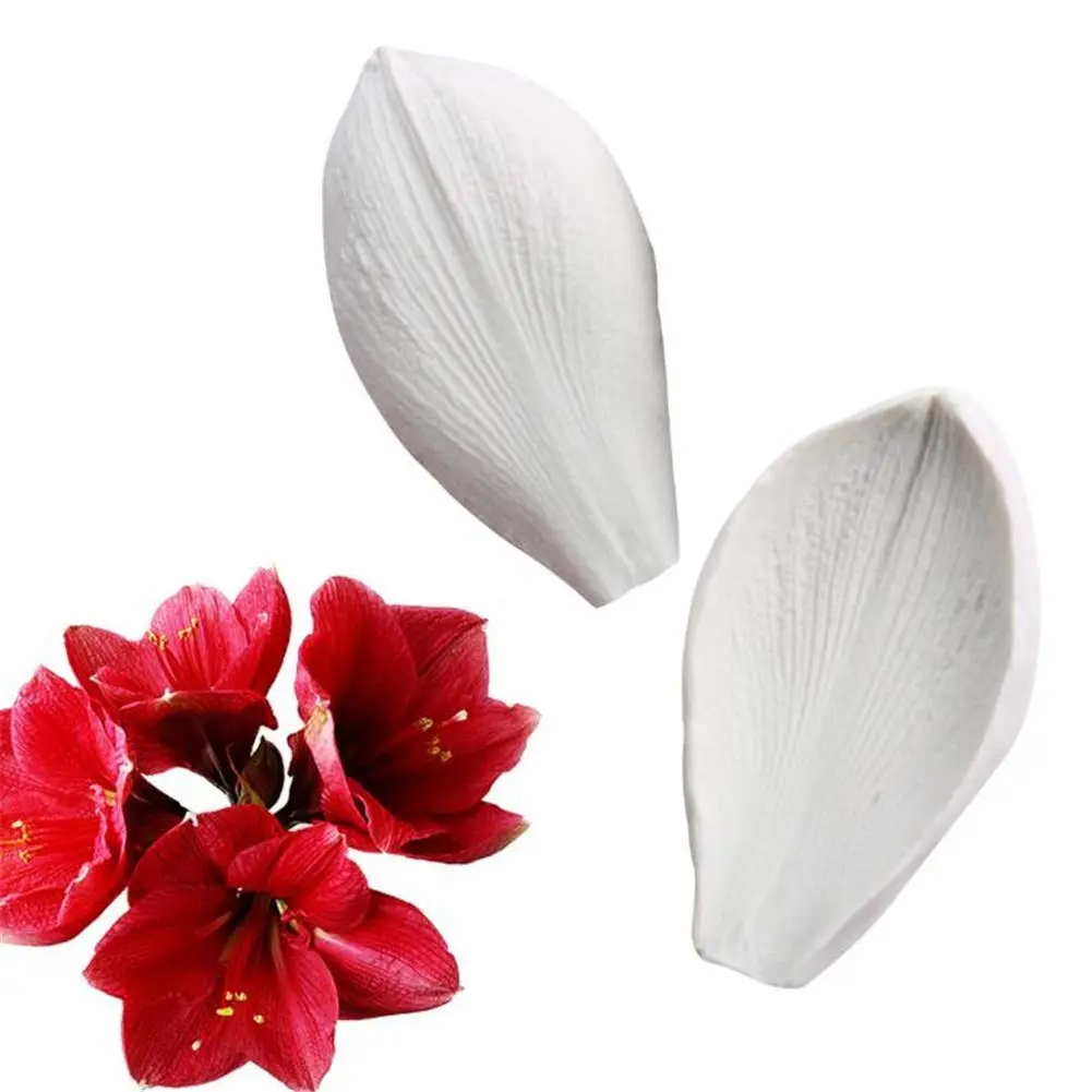2Pcs Amaryllis Petals Double-Sided Texture veiner Mould (Copy)