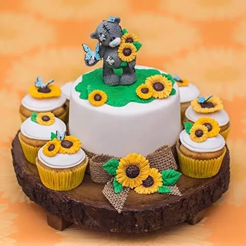 Sunflower with leaves Flower silicone Mould