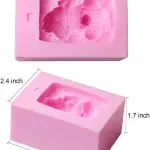 3D Sleeping Baby with a Pillow Silicone Mould