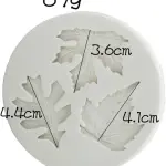 3 cavity Maple leaf silicone mould