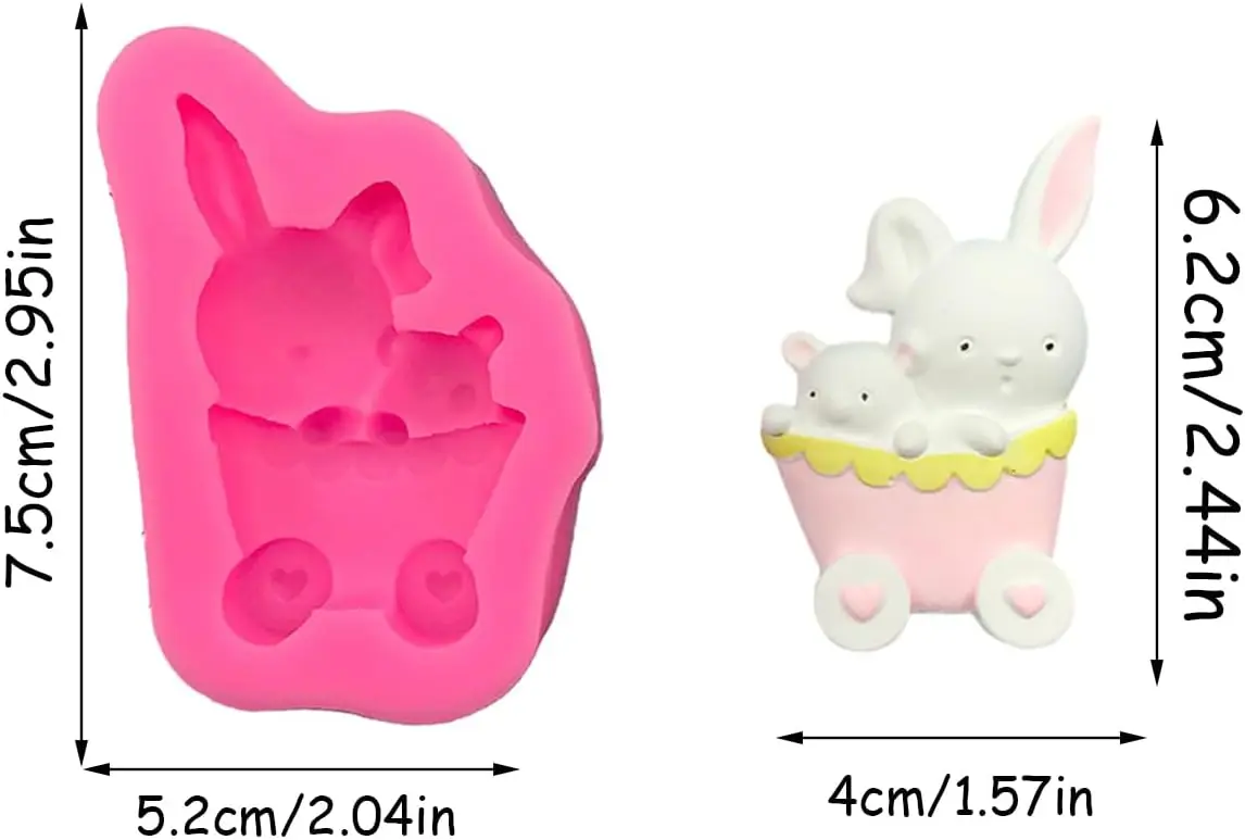 Easter Rabbit Silicone Mould