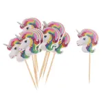 24 pcs Unicorn theme for Cake and cupcake Topper Decoration