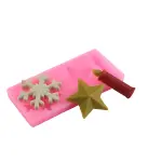 Candle star snowflake christmas silicone mould