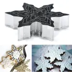 5pcs Snowflake Cutter Cookies Stainless Steel Fondant Christmas cutter set
