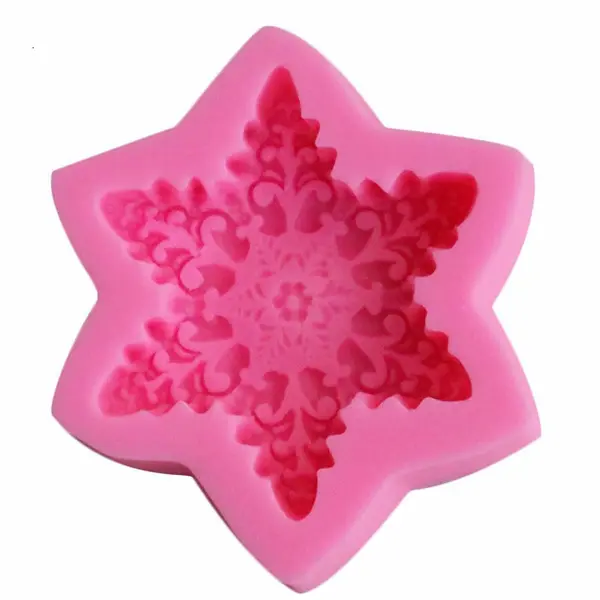 Snowflake ,chocolate,candy,candle silicone mould