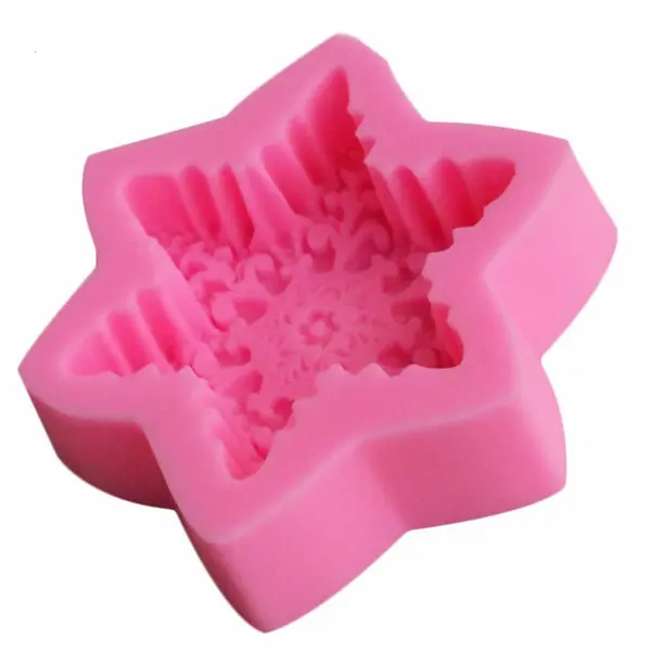 Snowflake ,chocolate,candy,candle silicone mould