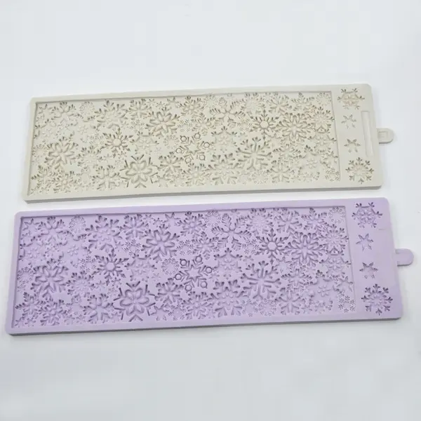 Large snowflake lace silicone mould