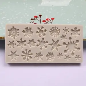 Snowflake silicone mould