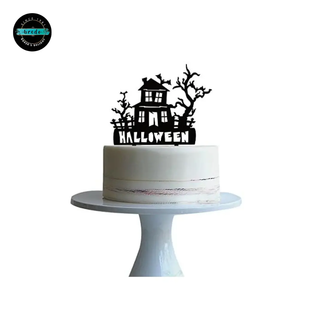 Haunted House Halloween topper