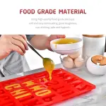 26 Cavities large Alphabet Numbers Silicone Baking Mould, Capital Letter Moulds Chocolate mould Ice Cube DIY Moulds