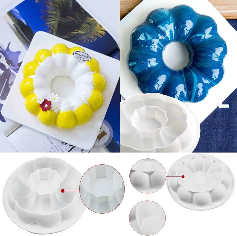 Spiral Silicone Cake Pan Pastry Donut Non Stick silicone mould