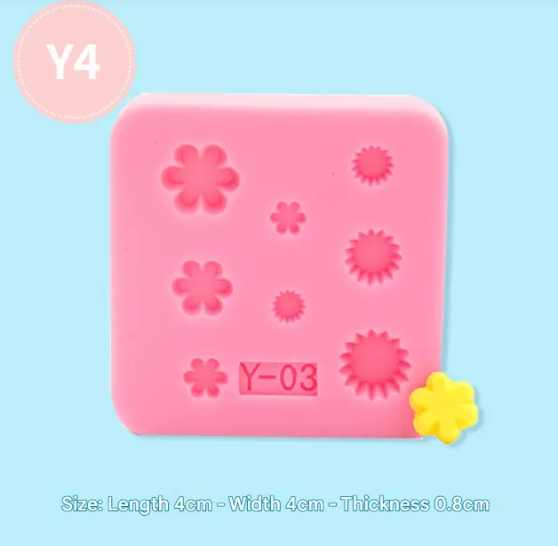 Miniature Flower and gem Mould