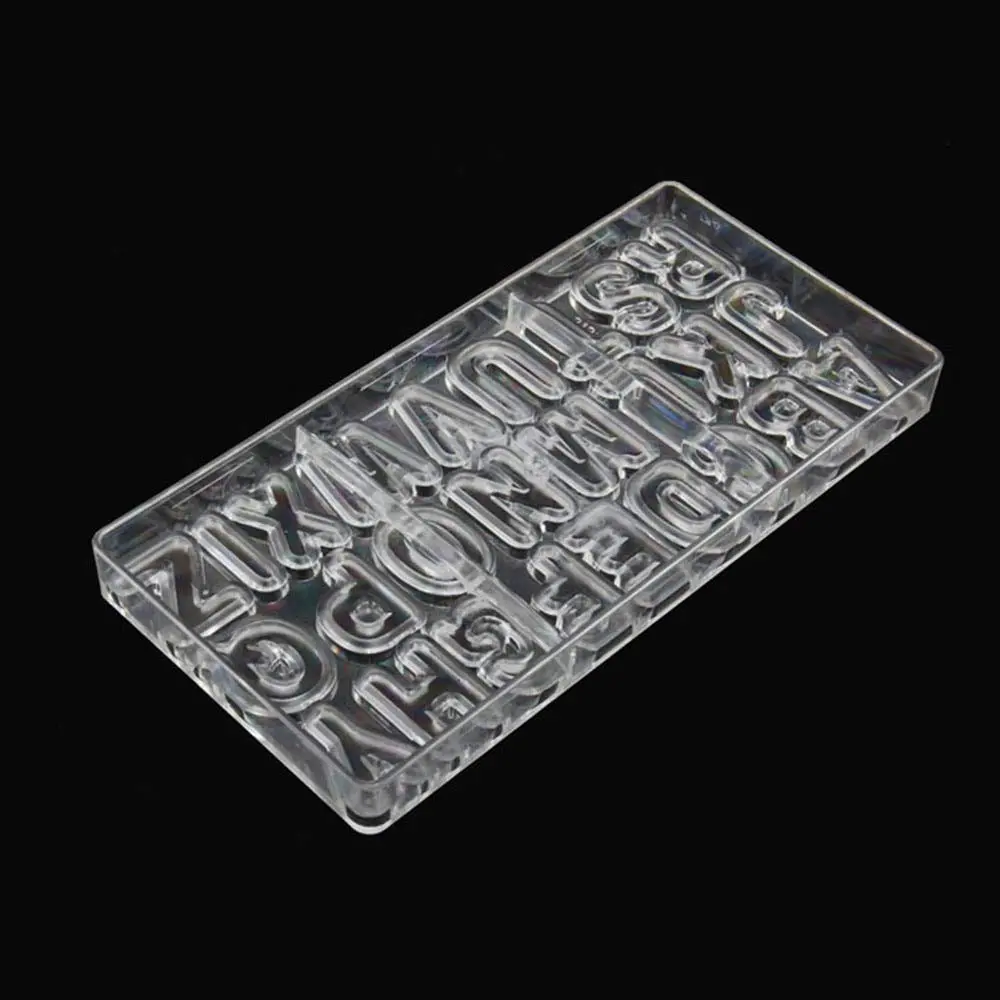 Polycarbonate 3D Chocolate Letters Mould