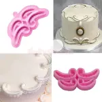 European S Scroll Cake Embossed silicone Mould