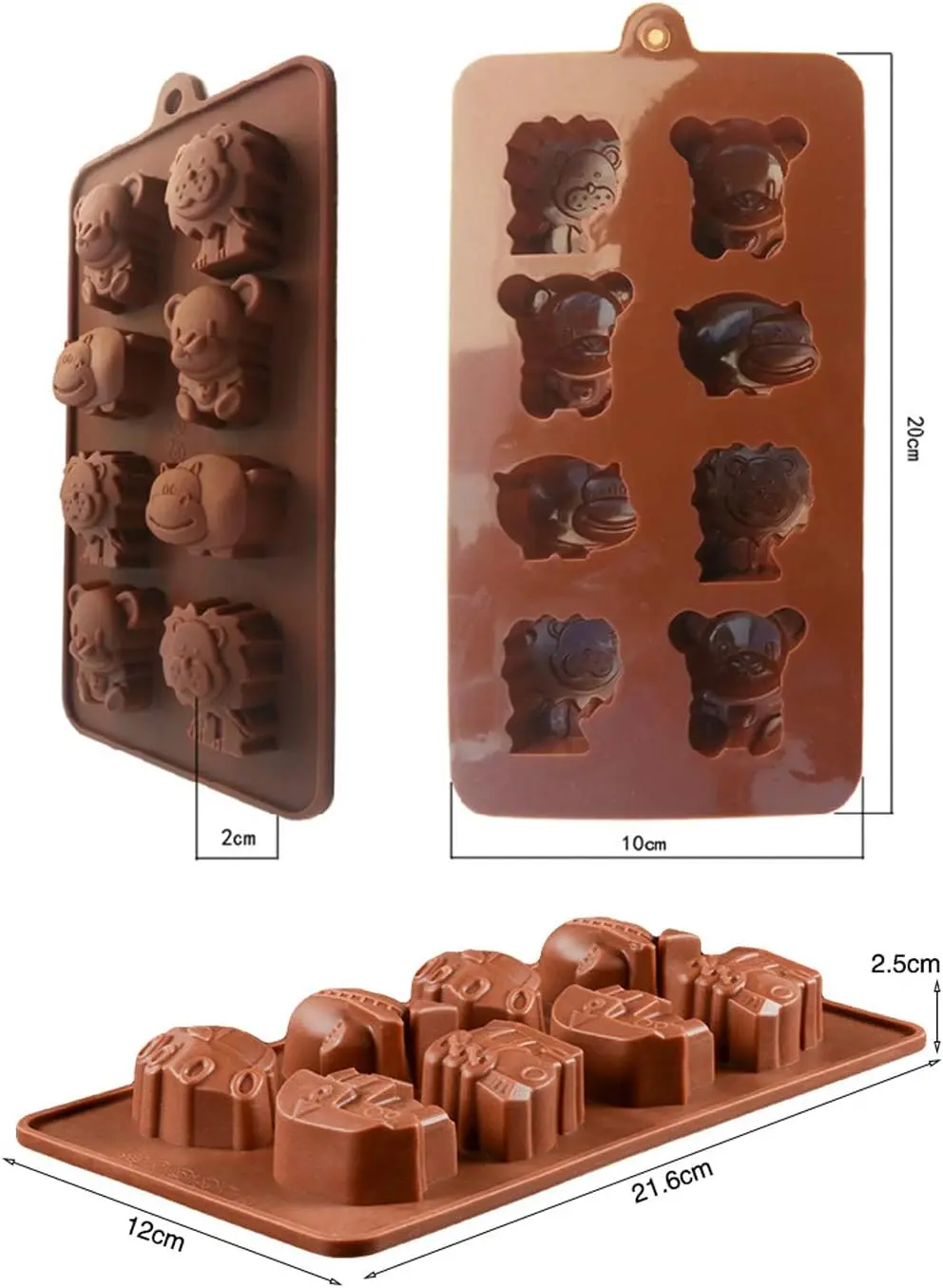 Animal Chocolate silicone Mould