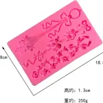 European Style Retro Embossed Flower Pattern chain boarder Lace Silicone Mould