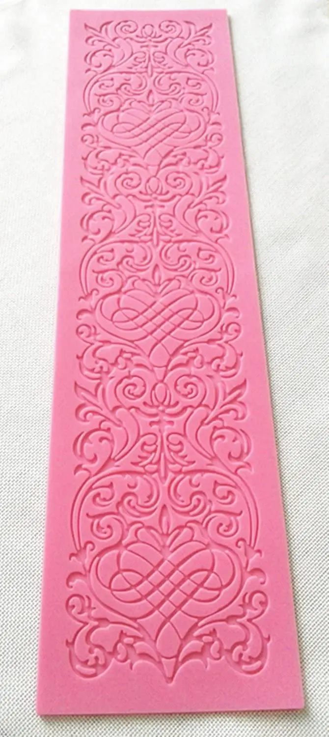 Detailed wedding Lace silicone mould
