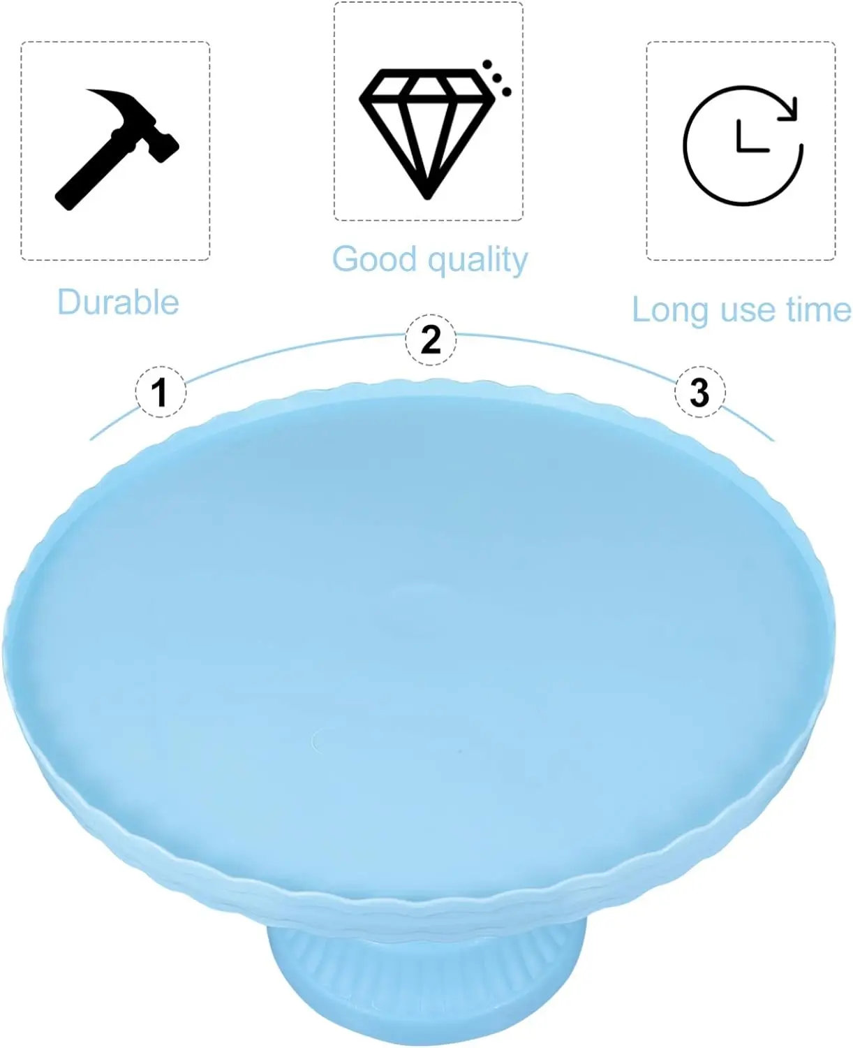 Plastic Cake Stand Display Rack Wedding Decoration Birthday Cake stand