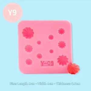 Miniature Swirl Silicone Mould