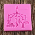Bear stroller pendant silicone Fondant mould