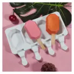 4 Cavity Octagon Silicone Popsicle Mould