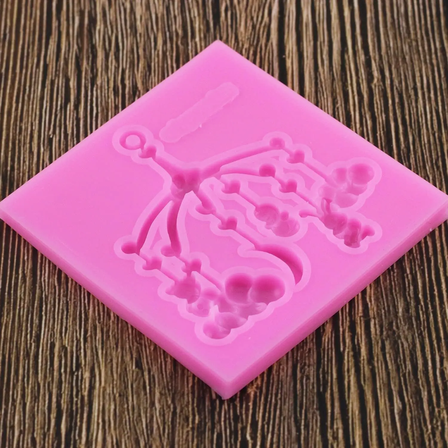 Bear stroller pendant silicone Fondant mould