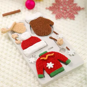 Weaving Sweater Texture Christmas Mould