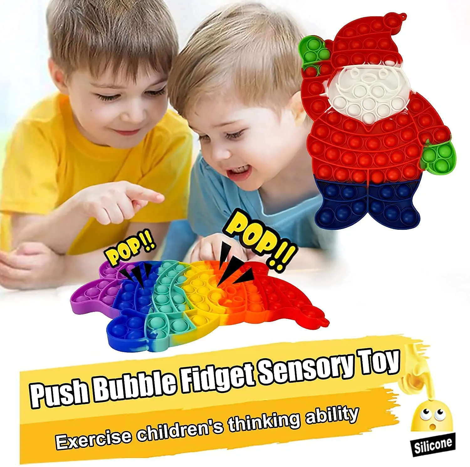 Santa Pop Mould Christmas