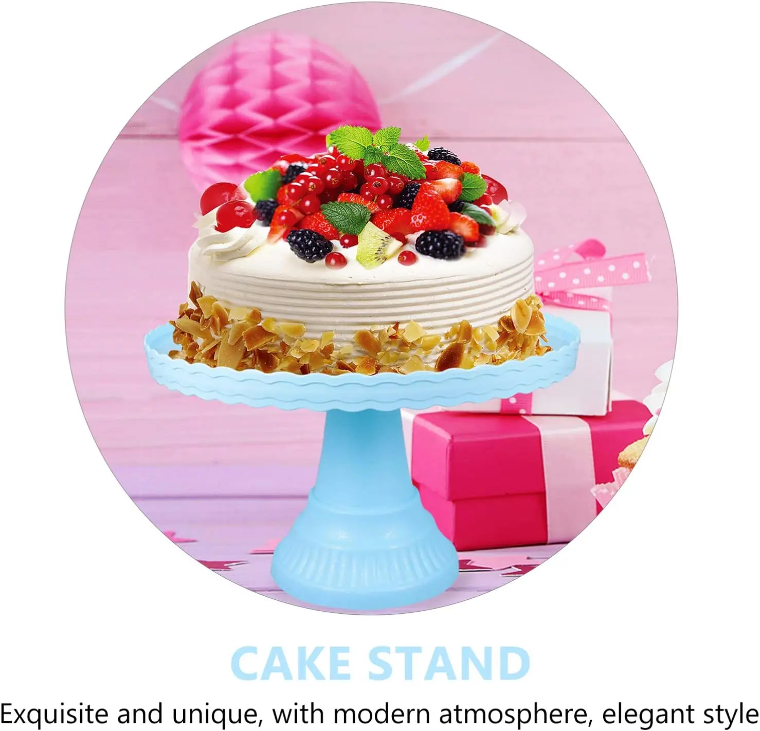 Plastic Cake Stand Display Rack Wedding Decoration Birthday Cake stand