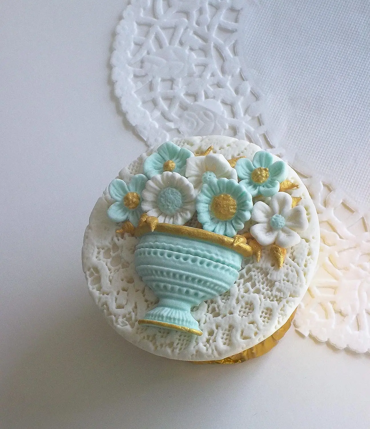 Lace Texture Pattern silicone Lace Mould for Cake Decorating & Craft