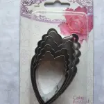 4 Pcs Peony Fondant Sugarcraft Stainless Steel Cutter set