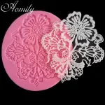Lace Flower Shape Silicone Cake Mould
