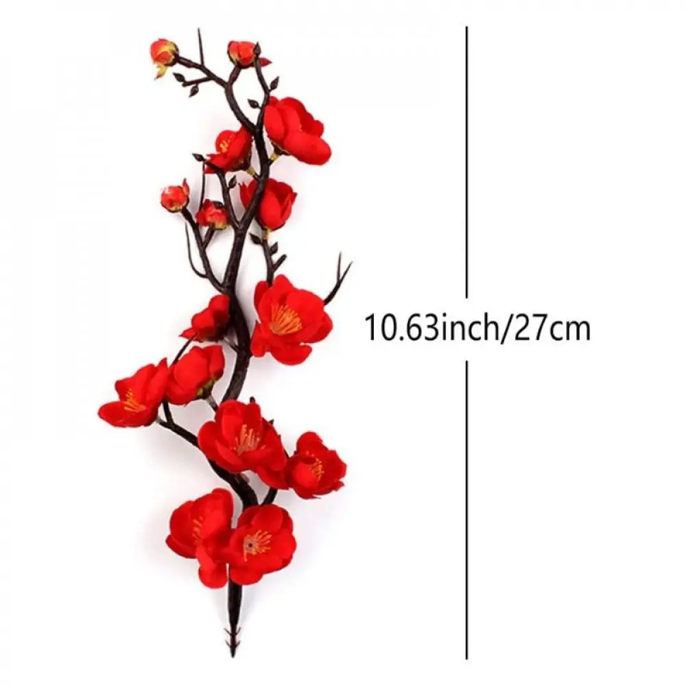 1 pcs Artificial Plum Blossoms Flower Stick cake topper