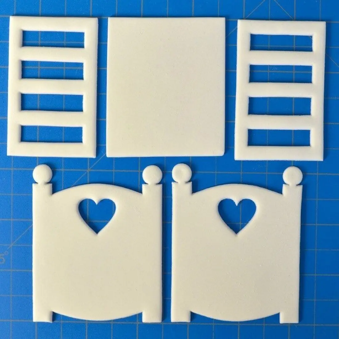 Baby Crib Fondant Cutter set