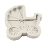 Baby Stroller Pram Silicone Mould for Fondant, Chocolate & DIY Crafts