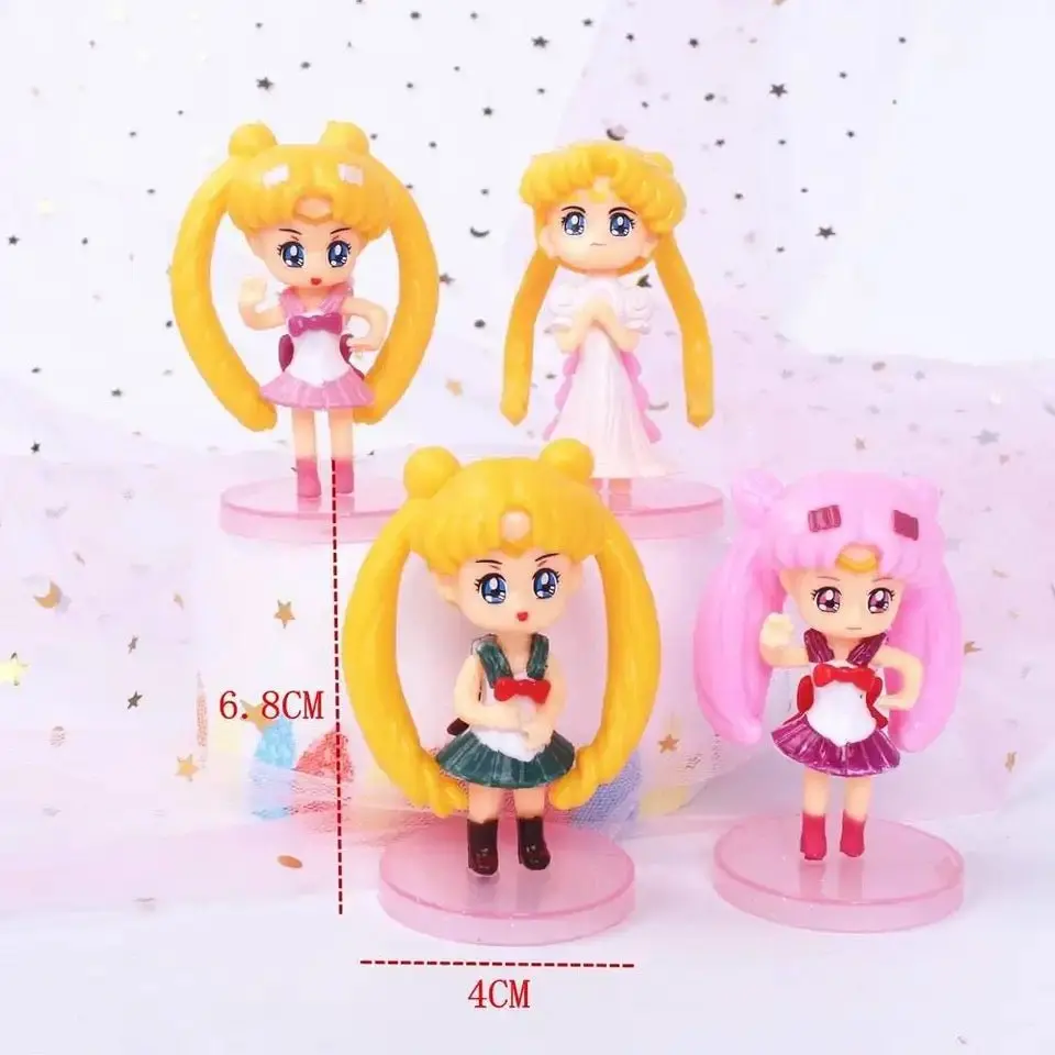 Anime Japanese Doll Toy Topper For Cake Decorating